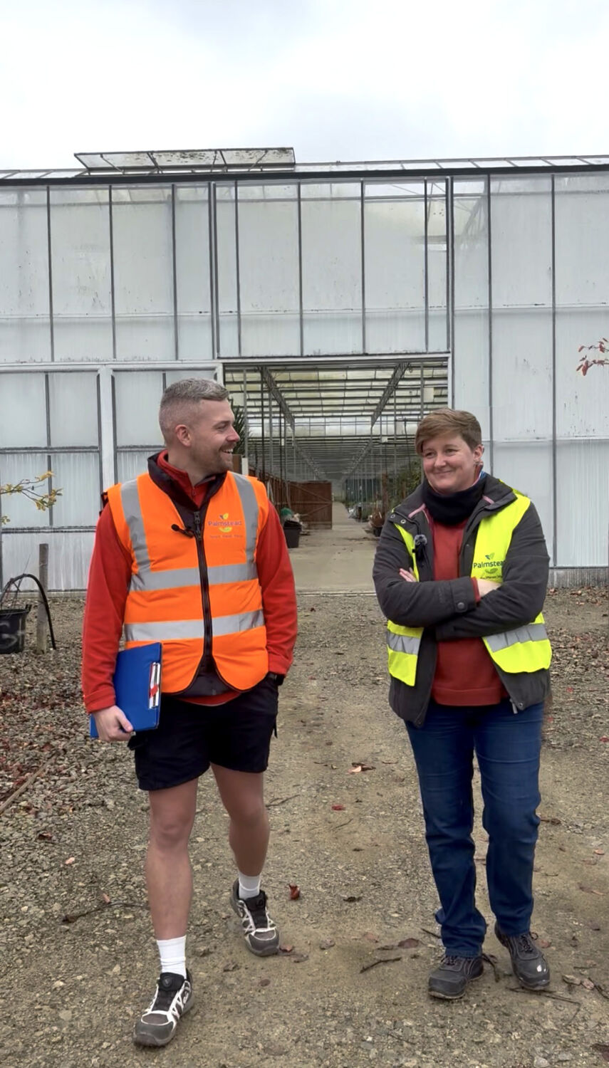 Rebecca Lloyd Jones and James from Provender Nurseries